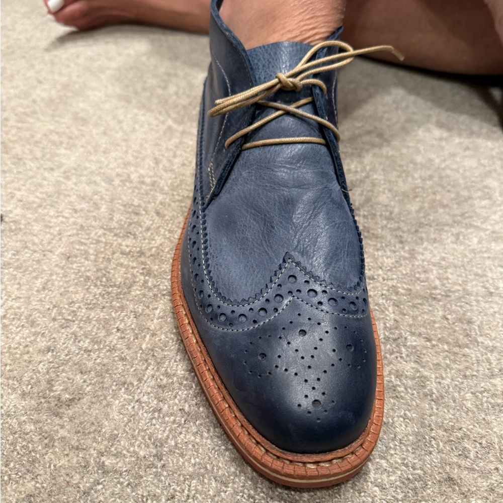 Allen Edmonds Blue Chukka Boots
